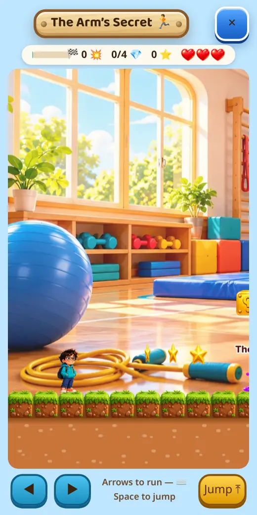 Run from the monster! — Grade 5 Science game