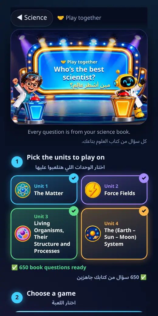 Who’s the best scientist? — Prep 1 Science game